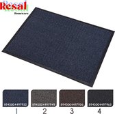 Resal Homeware Deurmat Droogloopmat 60 x 40 cm - Grijs Nr.2