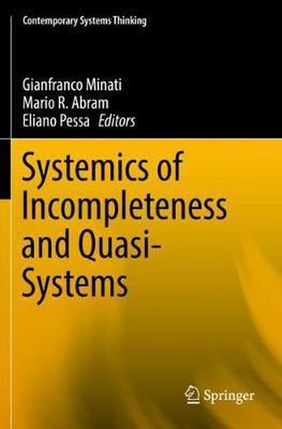 Systemics of Incompleteness and Quasi Systems - cover