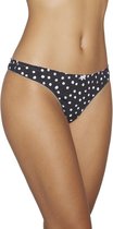 Tanga slips Ysabelle Mora | 2 pak | Dots katoen | L