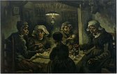 De aardappeleters, Vincent van Gogh - Foto op Forex - 120 x 80 cm