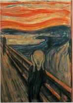 De Schreeuw, Edvard Munch - Foto op Forex - 30 x 40 cm