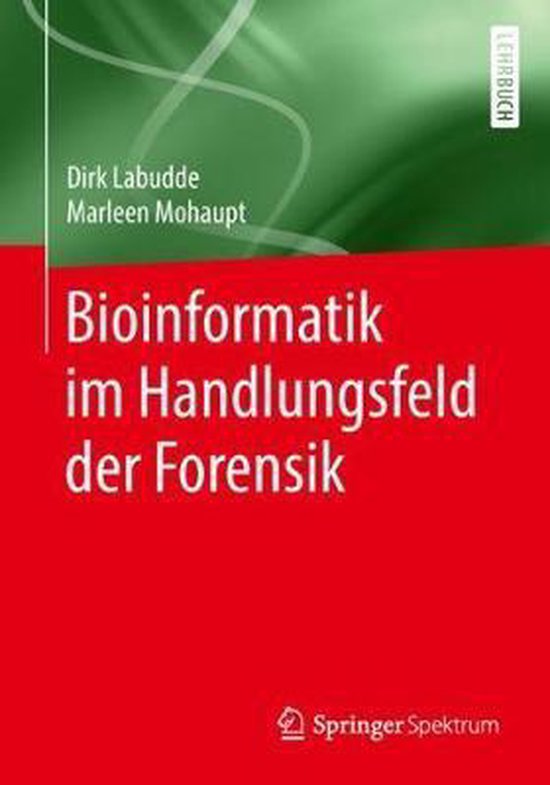 Omslag van Bioinformatik Im Handlungsfeld Der Forensik
