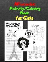 Afrocentric Activity/Coloring Book for Girls: Sudoku, Word Search, & Coloring Images with Positive Affirmations