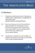 The Arbitration Brief: Volume 5, Issue 1