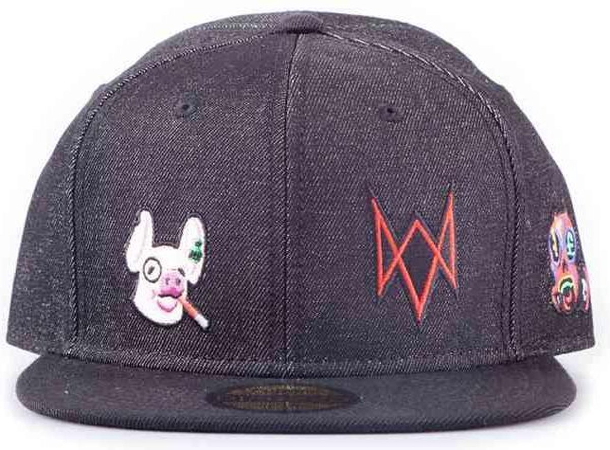 Watch Dogs Snapback pet Legion Zwart
