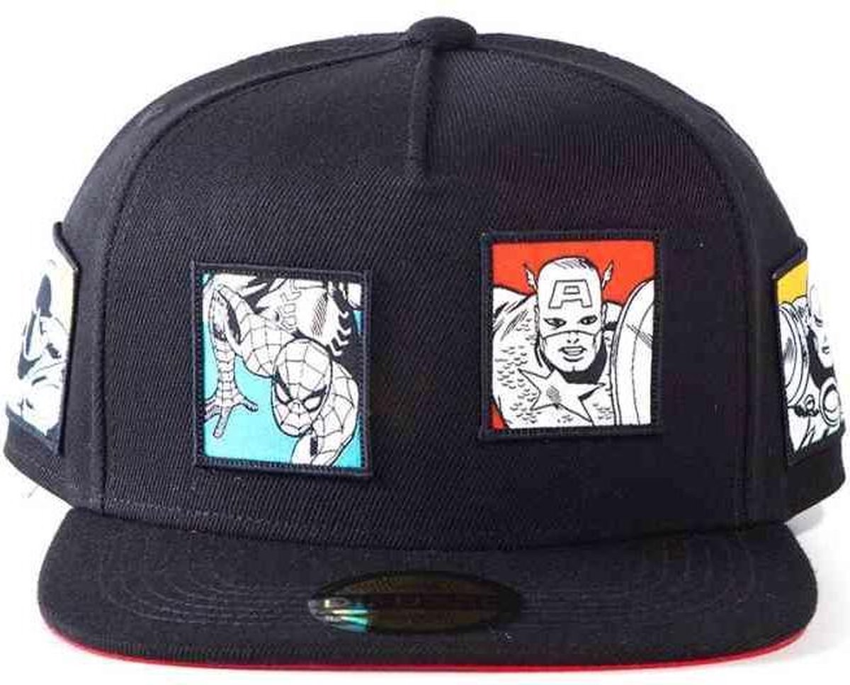 Marvel Snapback Pet Retro Zwart