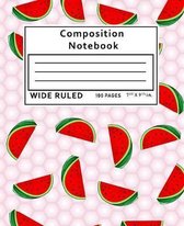 Composition Notebook Wide Ruled