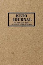 Keto Journal: 90 Day Keto Diet & Weight Loss Journal, Keto Tracker & Planner, Comes with Measurement Tracker & Goals Section, Kraft