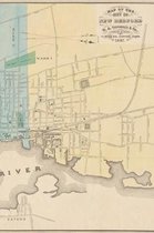 New Bedford Vintage Map Field Journal Notebook, 100 pages/50 sheets, 4x6