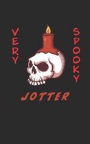 Very Spooky Jotter: Notebook, 120 pages, 5x8", quad paper