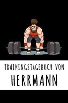 Trainingstagebuch von Herrmann: Personalisierter Tagesplaner f�r dein Fitness- und Krafttraining im Fitnessstudio oder Zuhause