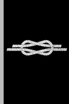 Rope: Dynamic Rope Yarn Fiber Plies Strand Knot Braided Gift For Campers And Hikers (6''x9'') Dot Grid Notebook To Write In