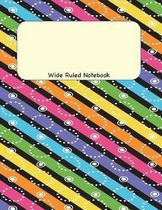 Wide Ruled Notebook: 8.5 x 11 Journal 100 Pages