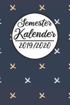 Semester Kalender 2019 / 2020: Semesterplaner 2019 2020 - Studienplaner A5, Semesterkalender, Timer, Uni Planer