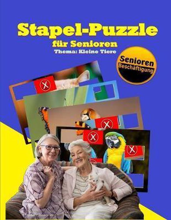 Stapelspiel - Seniorenarbeit- Stapel-Puzzle für Senioren - cover