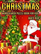 Christmas Word Search Puzzle Book For Kids Ages 4-8