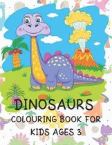 Dinosaurs Colouring Book for Kids ages 3