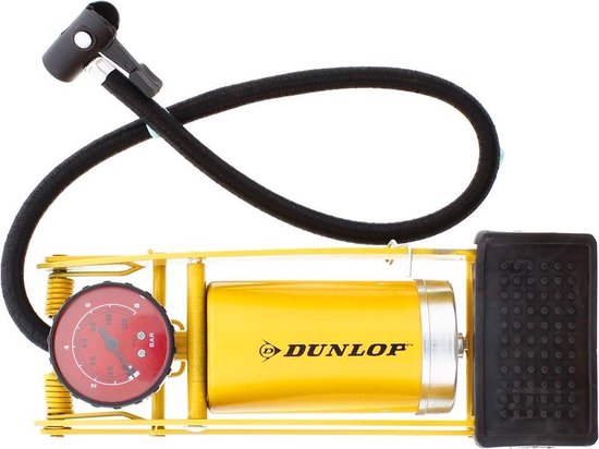 Dunlop voetpomp met manometer | bol.com