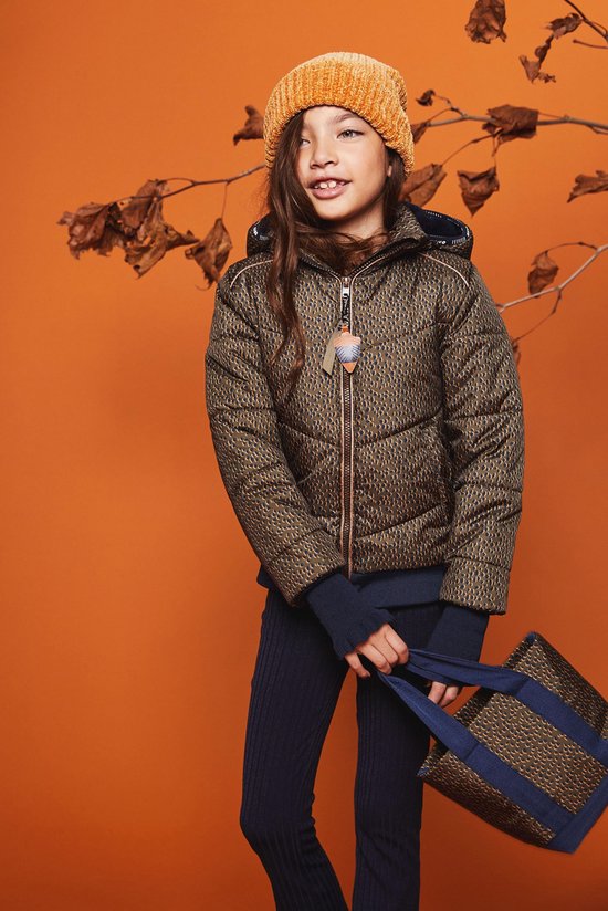 Nono Meisjes Winterjas Army Green Maat 134140 Nono Meisjes Winterjas Army Green Maat 134140