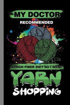 Yarn Shopping: Shopaholic Gift For Shoppers (6''x9'') Dot Grid Notebook To Write In