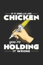 If it smells like chicken: 6x9 Soldering - grid - squared paper - notebook - notes