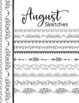 August Sketches: Astrology Sketchbook Activity Book Gift For Women & Girls - Daily Sketchpad To Draw And Sketch In As The Stars And Pla