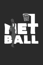 Netball: 6x9 Netball - grid - squared paper - notebook - notes