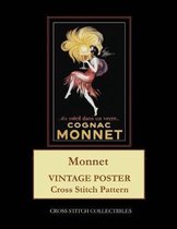 Monnet: Vintage Poster Cross Stitch Pattern