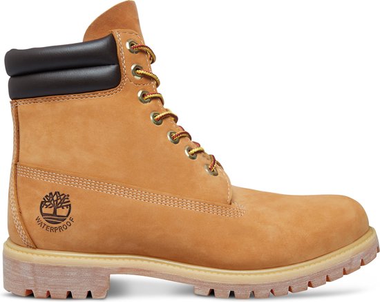Timberland 6 Inch Boot WP Heren Veterboots - Wheat - Maat 44 | bol.com