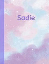 Sadie: Personalized Composition Notebook - College Ruled (Lined) Exercise Book for School Notes, Assignments, Homework, Essay