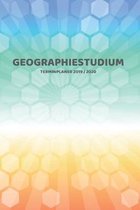 Geographiestudium Terminplaner 2019 2020: Mein Planer von Juli bis Dezember 2020 in A5 Softcover - Perfekt f�r Schule, Studium oder Arbeit - Timer, To