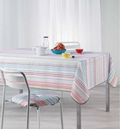 Nappe - Multi Stripes - Nappe - 240x150 cm - 100% polyester - Nappe pour l'extérieur et l'intérieur - Nappe rectangulaire