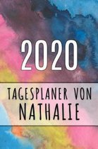 2020 Tagesplaner von Nathalie: Personalisierter Kalender für 2020 mit deinem Vornamen