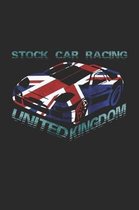 Stock car racing united kingdom: 6x9 Stock Car Racing - grid - squared paper - notebook - notes