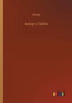 Aesop's Fables, met op de kaft Aesop in het goud en onderaan "outlook" in kleurrijke letters.