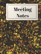 My Boring Meeting Survival Guide and Notes: 8.5x11 Meeting Notebook and Puzzle Book