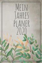 Mein Jahresplaner 2020: Terminplaner mit Wochenplaner von September 2019 bis Dezember 2020 zum organisieren, planen und notieren. 174 Seiten i