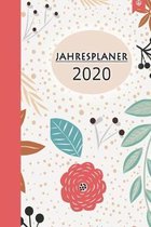 Jahresplaner 2020: Taschenkalender A5 - Terminkalender 2020 - Jahresplaner - Wochenplaner - modisch & schlicht - Organizer