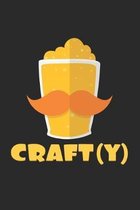 Craft(y): 6x9 Craft beer - blank with numbers paper - notebook - notes