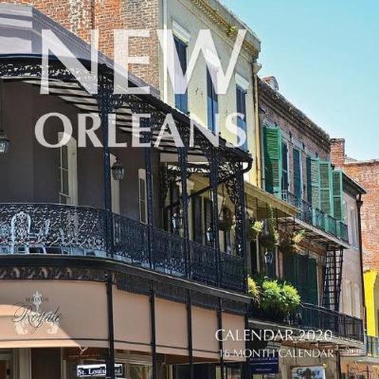 New Orleans Calendar 2020, Golden Print 9781701202573 Boeken