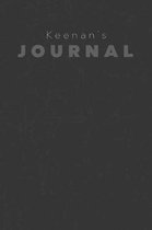 Keenan's Journal: Manly Personalized Diary / Notebook / Journal/ Greetings / Appreciation Quote Gift (6 x 9 - 110 Blank Lined Pages)