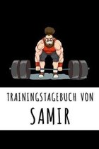 Trainingstagebuch von Samir: Personalisierter Tagesplaner f�r dein Fitness- und Krafttraining im Fitnessstudio oder Zuhause