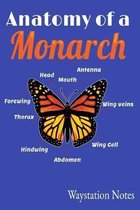 Anatomy Of A Monarch: 150 paged lined notebook for charting your Monarch waystation journey from start to finish