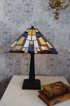 Prachtige Tiffany Design Lamp (Multi Color) 60 cm Hoog.