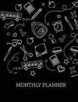 School Year Monthly Planner: Daily / Weekly / Monthly Planner Calendar and ToDo List Tracker