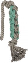 Duvo+ Freshmint dental tug rope Grijs/mint 16cm