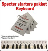 Specter Piano / Keyboard beginner pakket / Akkoordenkaart / Keycard