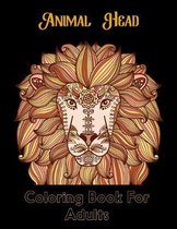 Animal Head Coloring Book For Adults