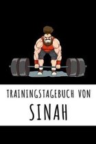 Trainingstagebuch von Sinah: Personalisierter Tagesplaner f�r dein Fitness- und Krafttraining im Fitnessstudio oder Zuhause