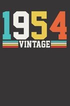 VINTAGE 1954 Notebook Journal